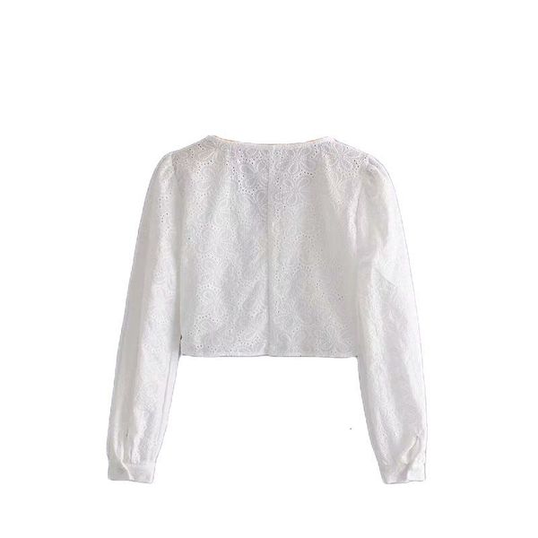 t shirt fashion hollow embroidery blouse women long sleeve v-neck vintage short white chic female
t shirt fashion hollow embroidery blouse women long sleeve v-neck vintage short white chic female