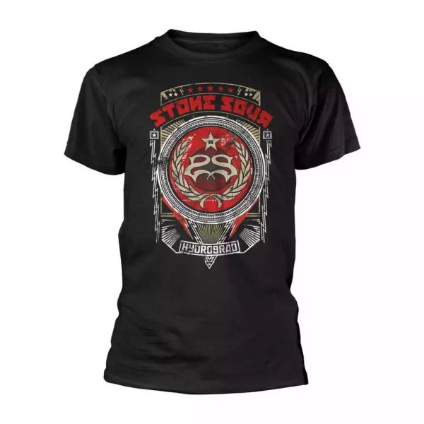 official stone sour t shirt hydrograd black classic rock band tee corey taylor, White;black
official stone sour t shirt hydrograd black classic rock band tee corey taylor, White;black