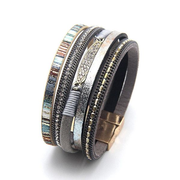 charm bracelets european and american retro hand ornaments multi-layer woven bohemian national wind magnetic buckle yoga bracelet for wo, Golden;silver
charm bracelets european and american retro hand ornaments multi-layer woven bohemian national wind magnetic buckle yoga bracelet for wo, Golden;silver
