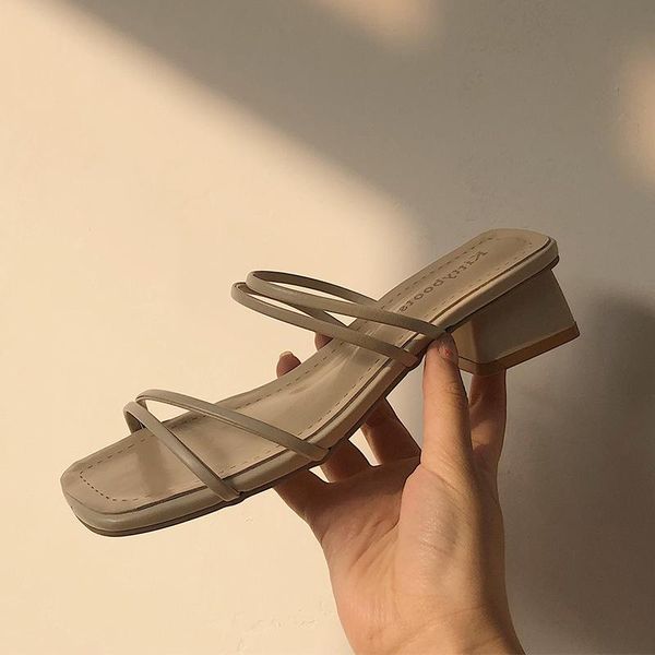 slippers slip on women 2021 trendy square heels white shoes summer soft elegant strap sandals ladies beach flip flops, Black
slippers slip on women 2021 trendy square heels white shoes summer soft elegant strap sandals ladies beach flip flops, Black