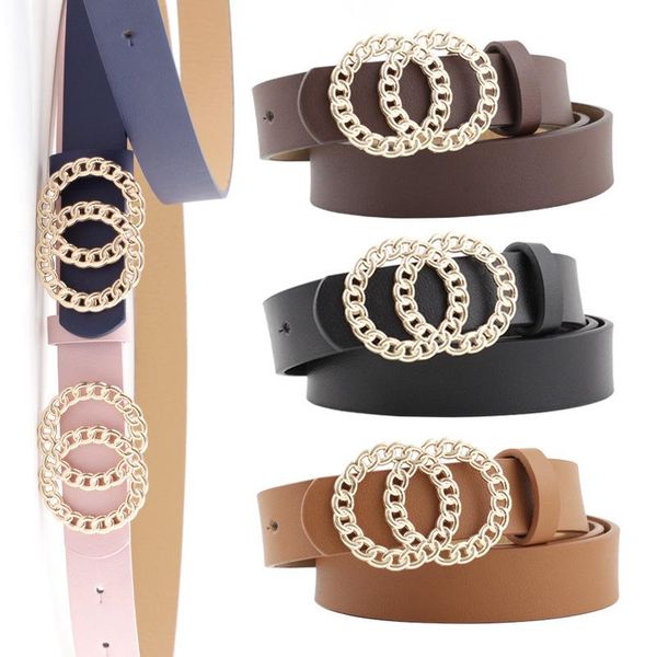 women's pu belts leather fashion retro belt women ladies double round buckle female, Black;brown
women's pu belts leather fashion retro belt women ladies double round buckle female, Black;brown
