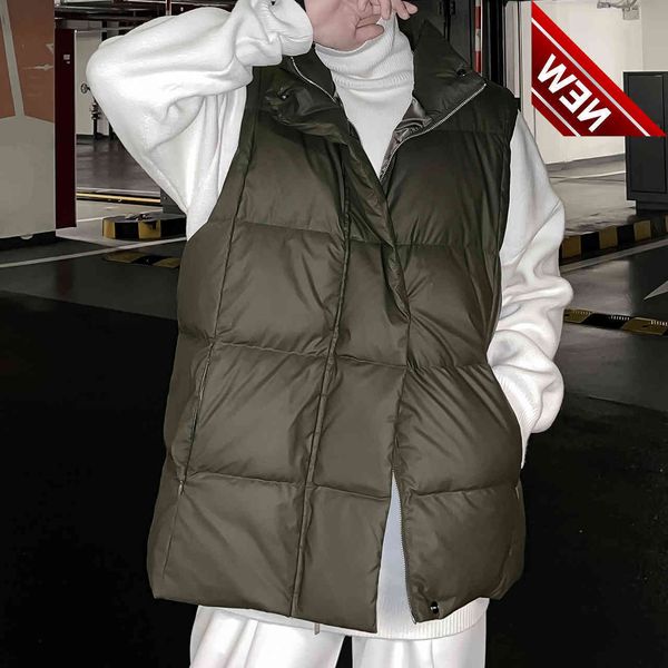 sleeveless jacket winter jackets mens black stand collar down vest lapel solid color duck coat
sleeveless jacket winter jackets mens black stand collar down vest lapel solid color duck coat