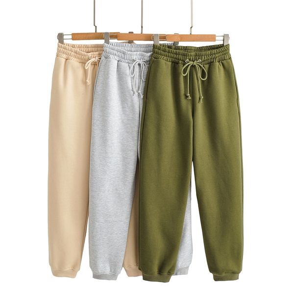 solid casual soft comfort women pants high waist autumn spring slacks thick warm sweatpants female sport running trousers 210520, Black;white
solid casual soft comfort women pants high waist autumn spring slacks thick warm sweatpants female sport running trousers 210520, Black;white