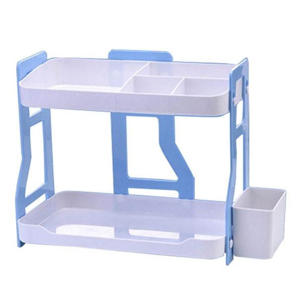 bathroom storage & organization household double-layer combination rack kitchen shelf plastic deskcosmetics organizer
bathroom storage & organization household double-layer combination rack kitchen shelf plastic deskcosmetics organizer