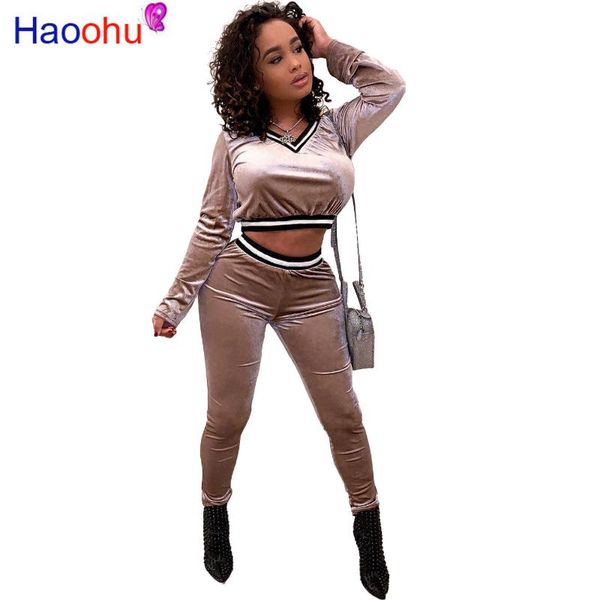 two piece dress autumn winter women set velvet tracksuit v-neck full sleeve crop skinny pants lady outfits lm8100, White
two piece dress autumn winter women set velvet tracksuit v-neck full sleeve crop skinny pants lady outfits lm8100, White