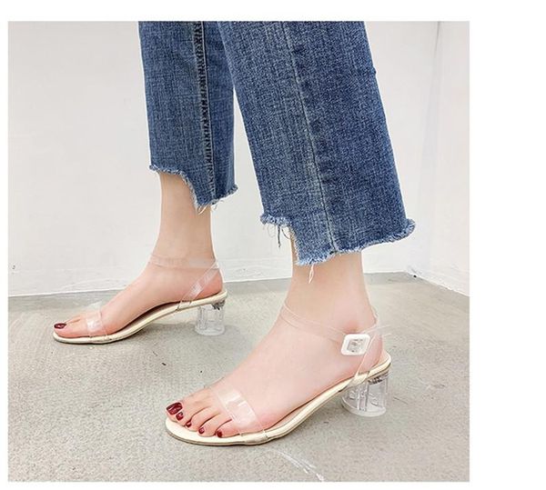 sandals hasp women shoe transparent womens 2021 medium heel shoes 5cm crystal women's footwear summer woman, Black
sandals hasp women shoe transparent womens 2021 medium heel shoes 5cm crystal women's footwear summer woman, Black