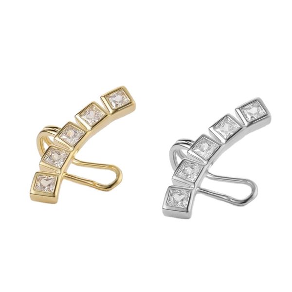 luxury c&o original light luxury square diamond shiny earrings female high sense niche cold wind ear clip ear bone clip, Golden;silver
luxury c&o original light luxury square diamond shiny earrings female high sense niche cold wind ear clip ear bone clip, Golden;silver