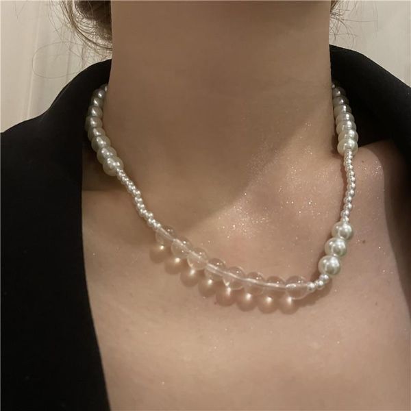 chokers ins fashion pearl crystal stitching clavicle chain french light luxury simple geometry necklace for women party jewelry gifts, Golden;silver
chokers ins fashion pearl crystal stitching clavicle chain french light luxury simple geometry necklace for women party jewelry gifts, Golden;silver