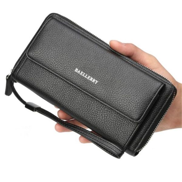 arrival male wallets pu leather clutch zipper business large capacity wallet luxury goods, Red;black
arrival male wallets pu leather clutch zipper business large capacity wallet luxury goods, Red;black