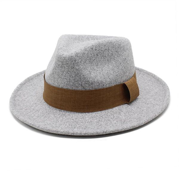 wide brim hats 2021 felt fedora with bee ribbon autumn winter wedding party trilby hat men gentleman jazz 56-58cm, Blue;gray
wide brim hats 2021 felt fedora with bee ribbon autumn winter wedding party trilby hat men gentleman jazz 56-58cm, Blue;gray
