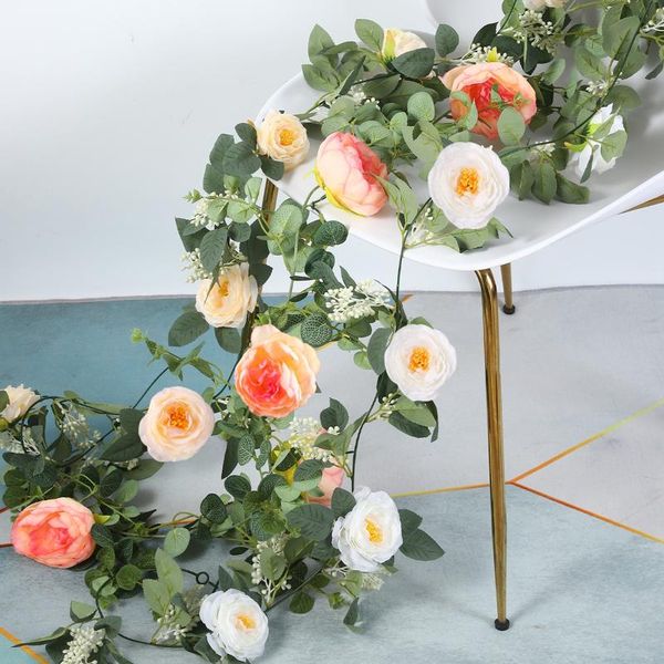 decorative flowers & wreaths peony artificial plants fake eucalyptus vine garland hanging for wedding home office party garden craft art dec
decorative flowers & wreaths peony artificial plants fake eucalyptus vine garland hanging for wedding home office party garden craft art dec
