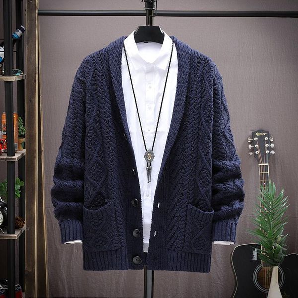 men's sweaters 2021 autumn winter fashion men's wool solid knitted sweater male korean style long-sleeved casual warm thick cardiga, White;black
men's sweaters 2021 autumn winter fashion men's wool solid knitted sweater male korean style long-sleeved casual warm thick cardiga, White;black