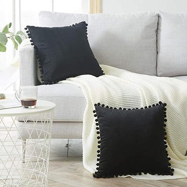 pillow 2021 decorative throw covers with pom-poms soft particles velvet solid cushion for couch bedroom car
pillow 2021 decorative throw covers with pom-poms soft particles velvet solid cushion for couch bedroom car
