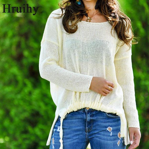 women's sweaters fashion woman long sleeve o neck solid knitted sweater autumn winter casual elegant drawstring plus size women, White;black
women's sweaters fashion woman long sleeve o neck solid knitted sweater autumn winter casual elegant drawstring plus size women, White;black