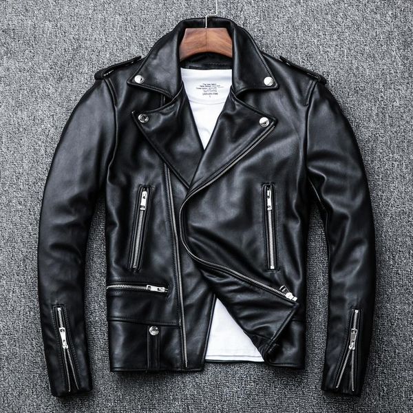 men's leather & faux spring and autumn natural sheepskin jacket black soft motocycle jackets motor clothing biker slim short coat
men's leather & faux spring and autumn natural sheepskin jacket black soft motocycle jackets motor clothing biker slim short coat