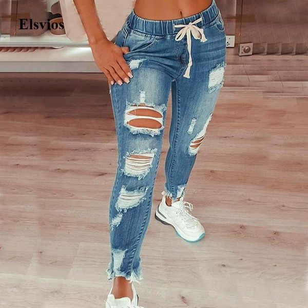 women vintage ripped hole jeans streetwear 2021 spring casual bleached denim pants fashion high waist drawstring long trousers women's, Blue
women vintage ripped hole jeans streetwear 2021 spring casual bleached denim pants fashion high waist drawstring long trousers women's, Blue