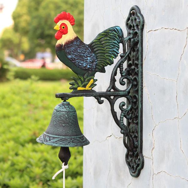 rooster cast iron hand cranking door bell paint antique green red yellow wall double-sided metal welcome decorative objects & figurines
rooster cast iron hand cranking door bell paint antique green red yellow wall double-sided metal welcome decorative objects & figurines