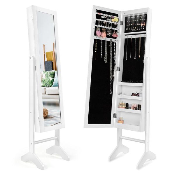 bathroom storage & organization jewelry cosmetic organizer full-length mirror 4 led lights premium mdf soft velvet makeup holder stand for c
bathroom storage & organization jewelry cosmetic organizer full-length mirror 4 led lights premium mdf soft velvet makeup holder stand for c