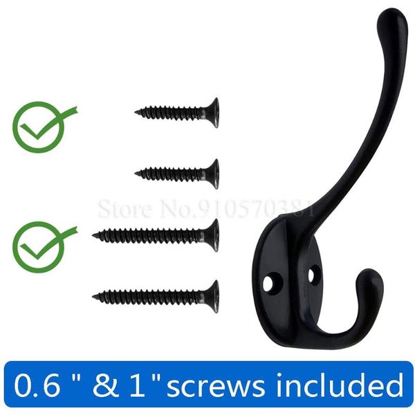 heavy duty dual coat hooks wall mounted retro double utility black no rust for coat, scarf, bag, towel, key & rails
heavy duty dual coat hooks wall mounted retro double utility black no rust for coat, scarf, bag, towel, key & rails