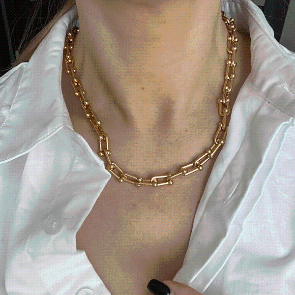 chains punk stainless steel necklace chunky u chain necklaces for women clavicle choker boho jewelry, Silver
chains punk stainless steel necklace chunky u chain necklaces for women clavicle choker boho jewelry, Silver
