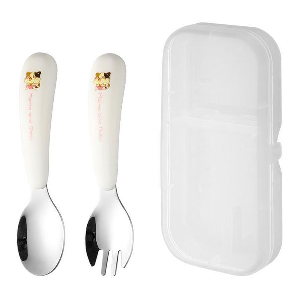 cups, dishes & utensils stainless steel children's cutlery set portable spoon and fork two-piece baby feeding training tableware dinner
cups, dishes & utensils stainless steel children's cutlery set portable spoon and fork two-piece baby feeding training tableware dinner