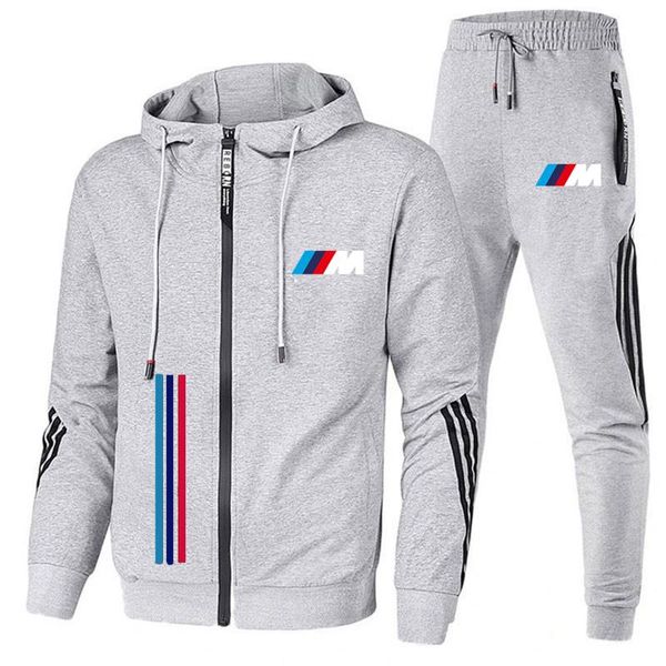men's tracksuits 2021autumn and winter sportswear track suit three-bar street casual fashion zipper two-piece direct sales, Gray
men's tracksuits 2021autumn and winter sportswear track suit three-bar street casual fashion zipper two-piece direct sales, Gray