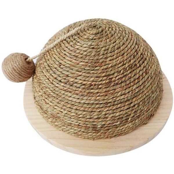cat toys toy wooden bottom plate straw semicircular grinding claw climbing frame
cat toys toy wooden bottom plate straw semicircular grinding claw climbing frame
