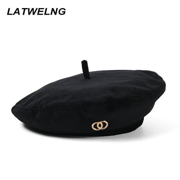 berets 2021 black velvet beret for women fashion design french hats vintage plain solid color elegant lady winter caps, Blue;gray
berets 2021 black velvet beret for women fashion design french hats vintage plain solid color elegant lady winter caps, Blue;gray