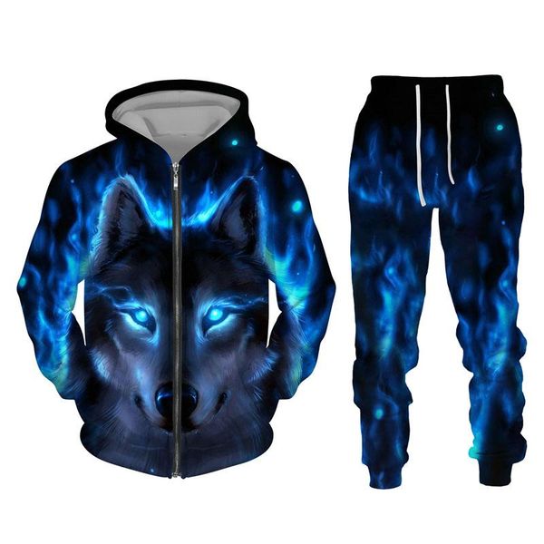 jogging clothing 2021 autumn winter 3d printed men tracksuit wolf animal zip hooded set hoodies women pullover sweatshirts suit, Black;red
jogging clothing 2021 autumn winter 3d printed men tracksuit wolf animal zip hooded set hoodies women pullover sweatshirts suit, Black;red
