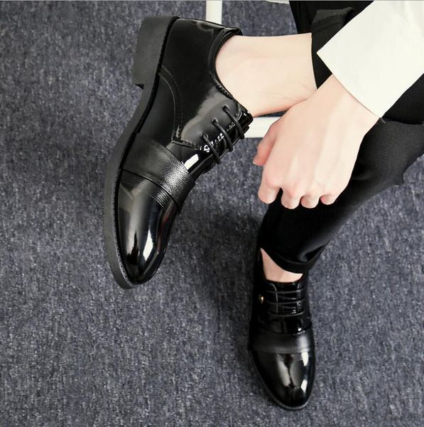 2022 shoes office male men's fashion flats business spring round-toe comfortable, Black
2022 shoes office male men's fashion flats business spring round-toe comfortable, Black