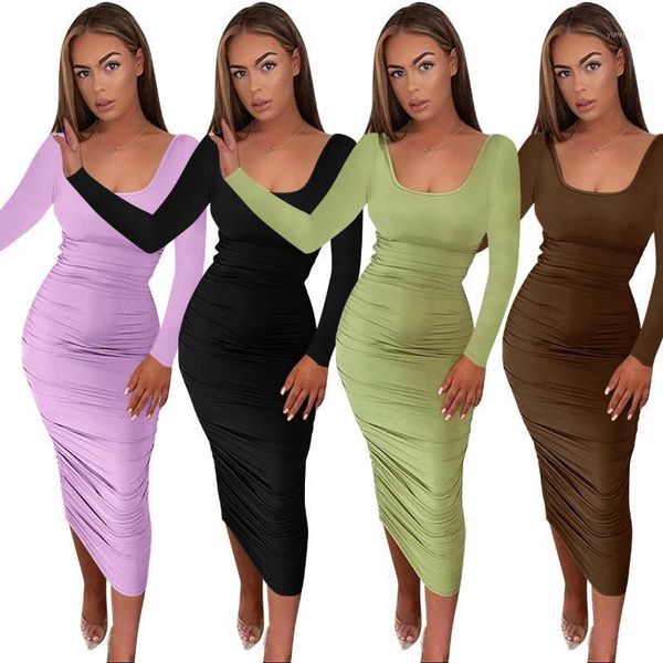 casual dresses 2021 casaul women long dress full sleeve u-neck pleated streetwear summer clothes for outfit, Black;gray
casual dresses 2021 casaul women long dress full sleeve u-neck pleated streetwear summer clothes for outfit, Black;gray