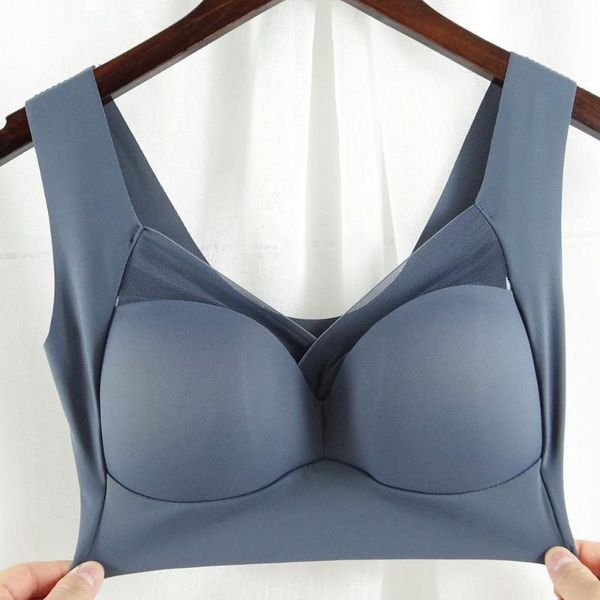 bustiers & corsets no rims glossy big breasts look small trace underwears women bras plus size 6xl bra women's vest thin sport sleep br, Black;white
bustiers & corsets no rims glossy big breasts look small trace underwears women bras plus size 6xl bra women's vest thin sport sleep br, Black;white