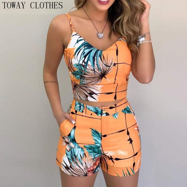 two piece dress spaghetti strap tropical print crop & short sets women vacation, White
two piece dress spaghetti strap tropical print crop & short sets women vacation, White