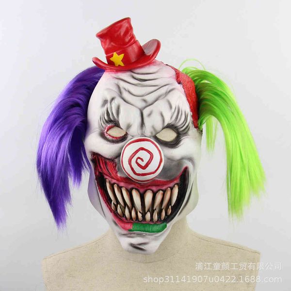 party mask horror red hat clown head set halloween buckteeth big mouth skeleton death
party mask horror red hat clown head set halloween buckteeth big mouth skeleton death
