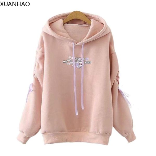 cartoon print minimalist lace up hoodies sweatshirt women 2021 winter long sleeve hooded pullover female basic warm fleece women's & sw, Black
cartoon print minimalist lace up hoodies sweatshirt women 2021 winter long sleeve hooded pullover female basic warm fleece women's & sw, Black
