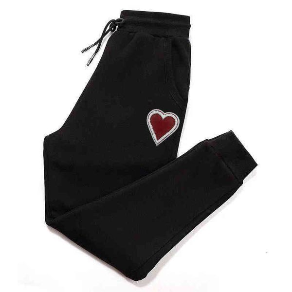 Men's Pants embroidered Autumn winter peach heart casual sports pants for men and women EXL8, Black
Men's Pants embroidered Autumn winter peach heart casual sports pants for men and women EXL8, Black