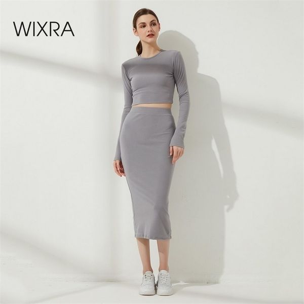 wixra womens elegant sets slim fit t shirts elastic waist mid calf skirts high street suits spring summer 210730, White
wixra womens elegant sets slim fit t shirts elastic waist mid calf skirts high street suits spring summer 210730, White