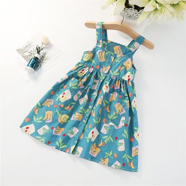 girl's dresses cartoon fruit print dress girls summer loose small fresh sling floral vest princess roupa infantil menina children sundr, Red;yellow
girl's dresses cartoon fruit print dress girls summer loose small fresh sling floral vest princess roupa infantil menina children sundr, Red;yellow