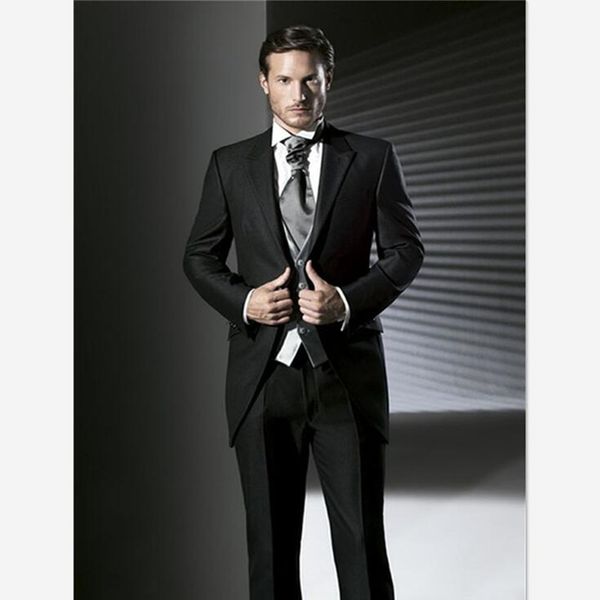 men's suits & blazers male (jacket + trousers vest) most recent black designs wedding morning marks clothes 3 suit garments, White;black
men's suits & blazers male (jacket + trousers vest) most recent black designs wedding morning marks clothes 3 suit garments, White;black