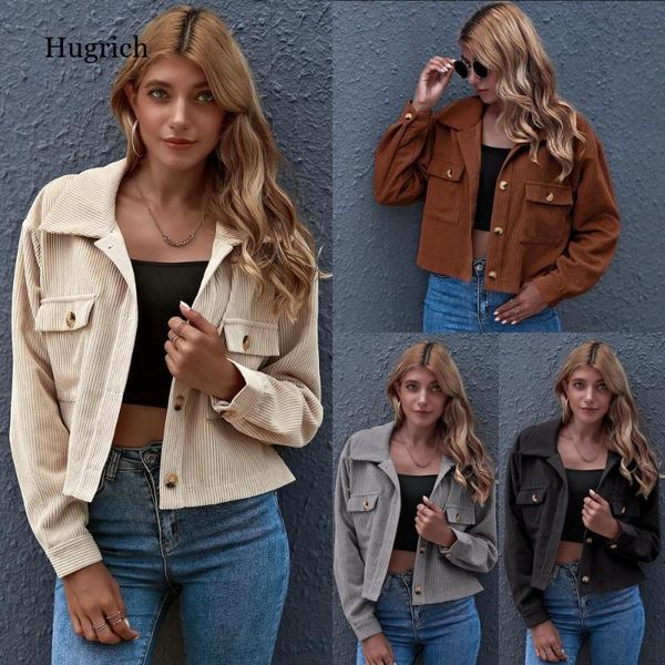 women's jackets fashion women corduroy lantern long sleeves lapel bf style jacket fall winter elegant solid color loose casual short, Black;brown
women's jackets fashion women corduroy lantern long sleeves lapel bf style jacket fall winter elegant solid color loose casual short, Black;brown