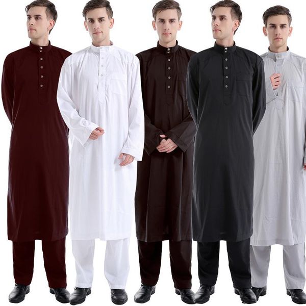 ethnic clothing 2 piece eid ramadan men muslim fashion pants abaya dubai arabe saudi pakistan islamic casual solid color dress, Red
ethnic clothing 2 piece eid ramadan men muslim fashion pants abaya dubai arabe saudi pakistan islamic casual solid color dress, Red
