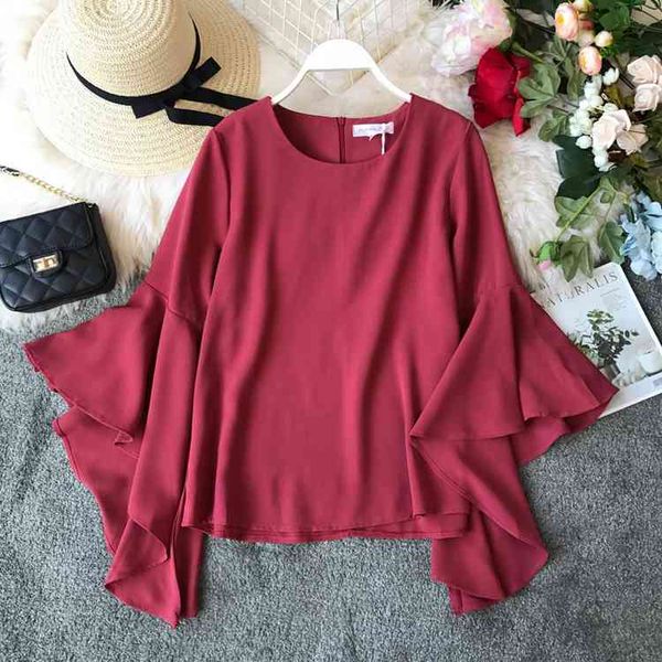 women's blouses & shirts summer korean casual shirt white slimming women half flare sleeve chiffon blouse g426 ukj4
women's blouses & shirts summer korean casual shirt white slimming women half flare sleeve chiffon blouse g426 ukj4