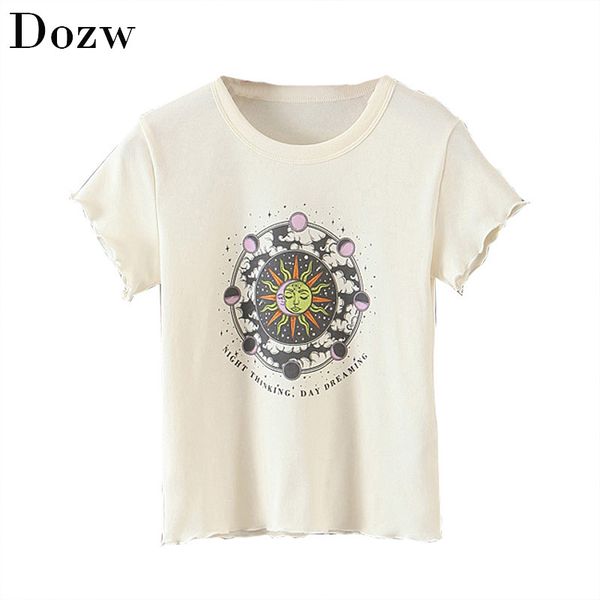 fashion print short t shirt women o neck skinny ladies short sleeve casual tunic summer sheath shirt female haut femme 210414, White
fashion print short t shirt women o neck skinny ladies short sleeve casual tunic summer sheath shirt female haut femme 210414, White