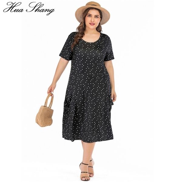 black polka dot dress plus size women summer o neck short sleeve loose oversized pockets ladies tunic maxi long es 211029
black polka dot dress plus size women summer o neck short sleeve loose oversized pockets ladies tunic maxi long es 211029