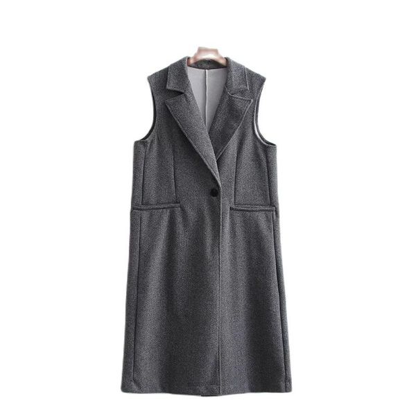 women's vests dylqfs women elegant grey v neck single button vintage vest female fashion streetwear waistcoat office lady casual chic m, Black;white
women's vests dylqfs women elegant grey v neck single button vintage vest female fashion streetwear waistcoat office lady casual chic m, Black;white