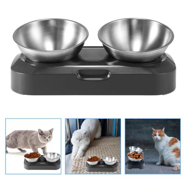pet stand bowl 0-15 degree adjustable angle stainless steel holder bracket feeding container tool cat bowls & feeders
pet stand bowl 0-15 degree adjustable angle stainless steel holder bracket feeding container tool cat bowls & feeders