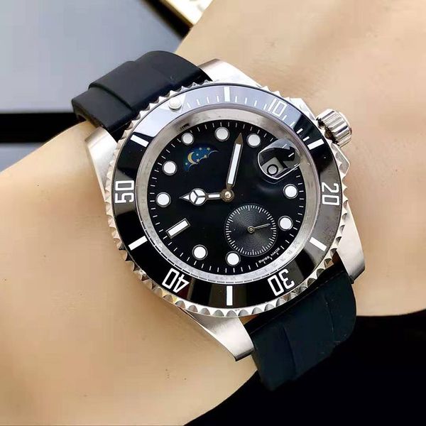 automatic watch classic men movement great quality business watches high-defintion sapphire mirror rubber strap magnify calendar window, Slivery;brown
automatic watch classic men movement great quality business watches high-defintion sapphire mirror rubber strap magnify calendar window, Slivery;brown