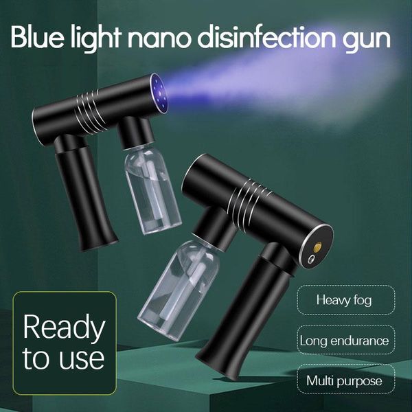 watering equipments wireless atomization nano disinfection gun spray machine household strong blue light portable
watering equipments wireless atomization nano disinfection gun spray machine household strong blue light portable