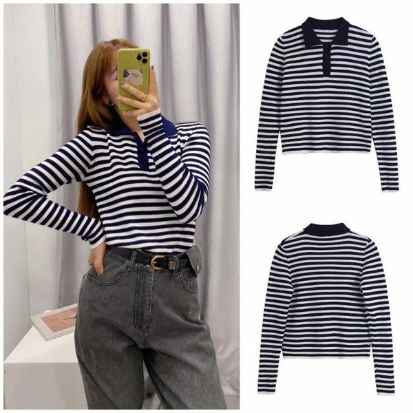 autumn sweaters women england style fashion stripe knitted multicolor doll brought pullovers mujer women's, White;black
autumn sweaters women england style fashion stripe knitted multicolor doll brought pullovers mujer women's, White;black