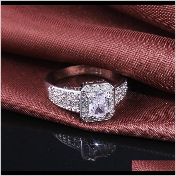 wedding rings drop delivery 2021 luxury princess real 925 sterling sier engagement ring for women lady anniversary gift jewelry wholesale mo, Slivery;golden
wedding rings drop delivery 2021 luxury princess real 925 sterling sier engagement ring for women lady anniversary gift jewelry wholesale mo, Slivery;golden